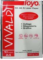 Papel Toyo Vivaldi A4 120 Grs. Gris x 10 Hjs. Cod. 17010004013