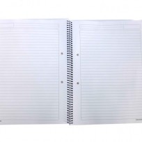 Cuaderno 29,7 con Espiral x 80 Hjs. Rayado Bulto x 40 Unid.-63 Gr. Cod.CUAP/29,7/RA/B