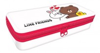 Canopla M.E / Mooving Hojalata rectangular con cierre grande Line Friends  21x9x5 Cm. Cod. 1503201/L